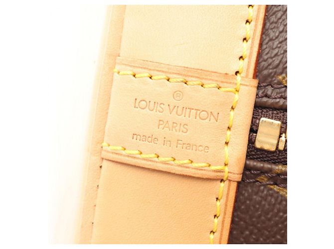 Borsa Louis Vuitton Alma PM Monogram Marrone - vista 4