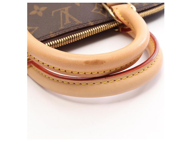 Borsa Louis Vuitton Alma PM Monogram Marrone - vista 7