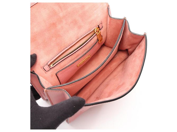 Miu Miu Madras Pink Leather Schultertasche - Ansicht 3