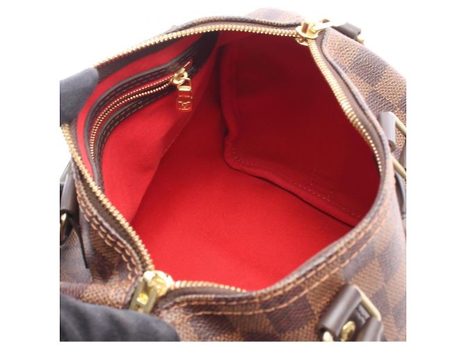 Borsa Louis Vuitton Speedy Bandoulière 25 Marrone - vista 3