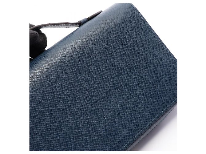 Louis Vuitton Zippy XL Taiga Stripe Ocean Round Long Wallet Navy blue - view 10
