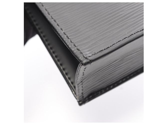 Louis Vuitton Petite Sac Plat 2-Way Handtasche Schwarz - Ansicht 7