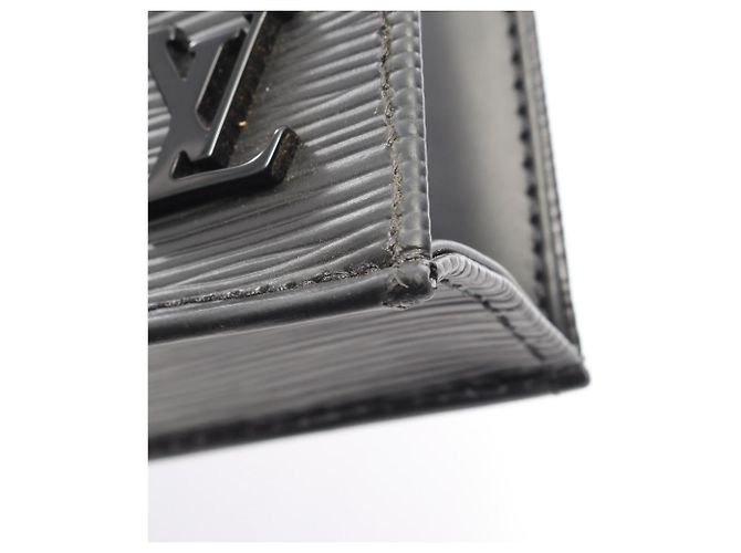 Louis Vuitton Petite Sac Plat 2-Way Handtasche Schwarz - Ansicht 8