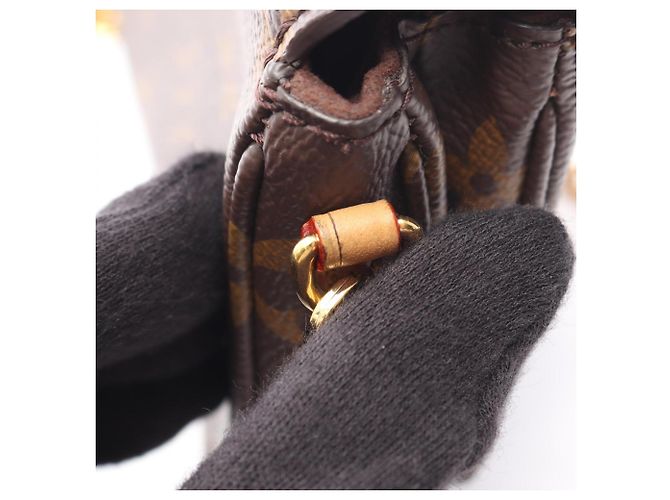 Sac à main Louis Vuitton Micro Metis Monogram Marron - vue 5