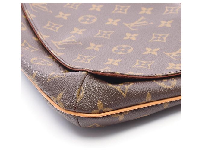 Sac à main Louis Vuitton Musette Tango Short Strap Marron - vue 7