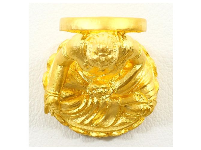 Autre Marque K24 24K Gelbgold-Anhänger Halskette Golden - Ansicht 6