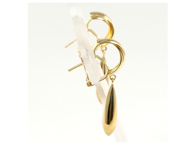 Autre Marque Pendientes colgantes de oro amarillo de 18K Dorado - vista 2
