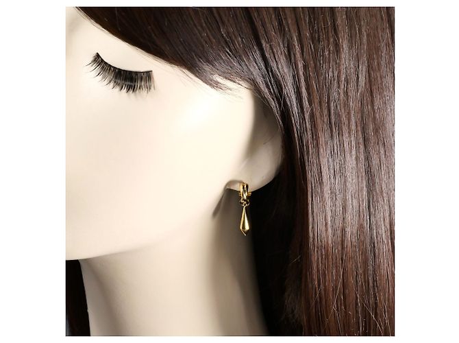Autre Marque Pendientes colgantes de oro amarillo de 18K Dorado - vista 4