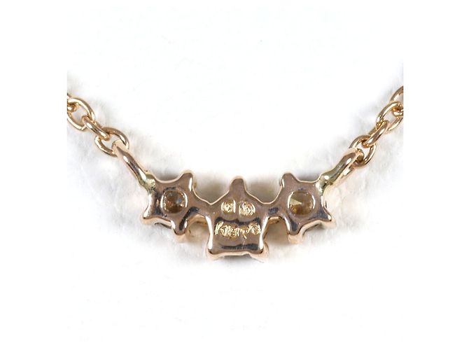 Autre Marque Colar em ouro rosa 18K com diamante Dourado - vista 3
