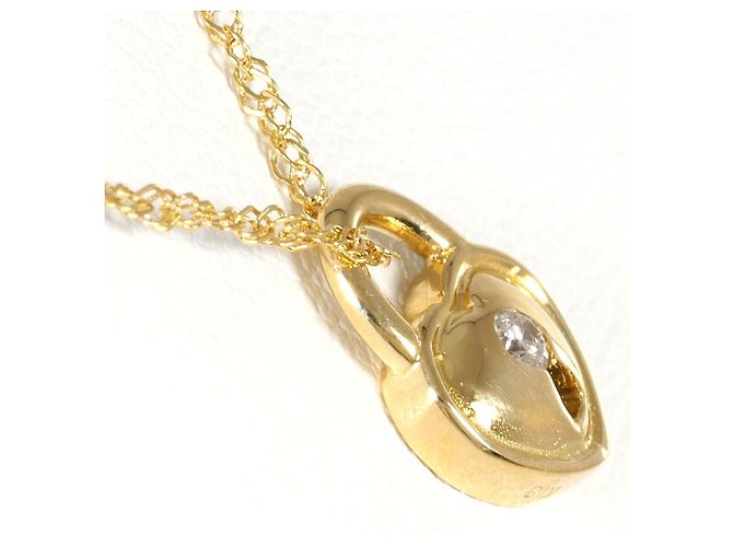 Autre Marque Collana in oro giallo 18K con diamante D'oro - vista 2