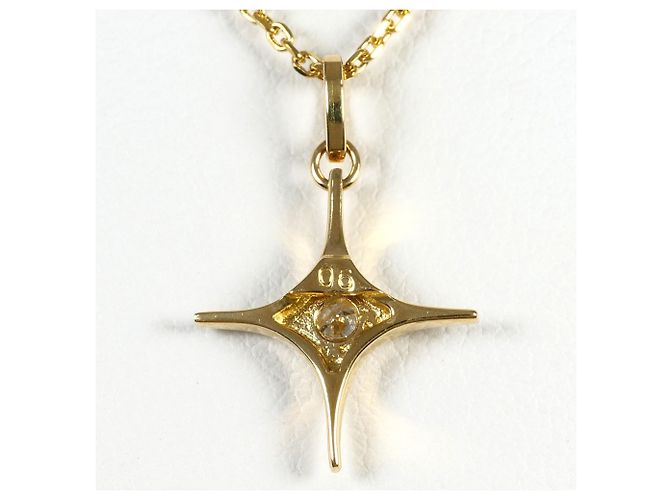 Autre Marque Halskette aus 18K Gelbgold mit Diamant Golden - Ansicht 3