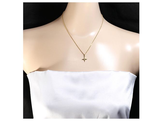 Autre Marque Halskette aus 18K Gelbgold mit Diamant Golden - Ansicht 5