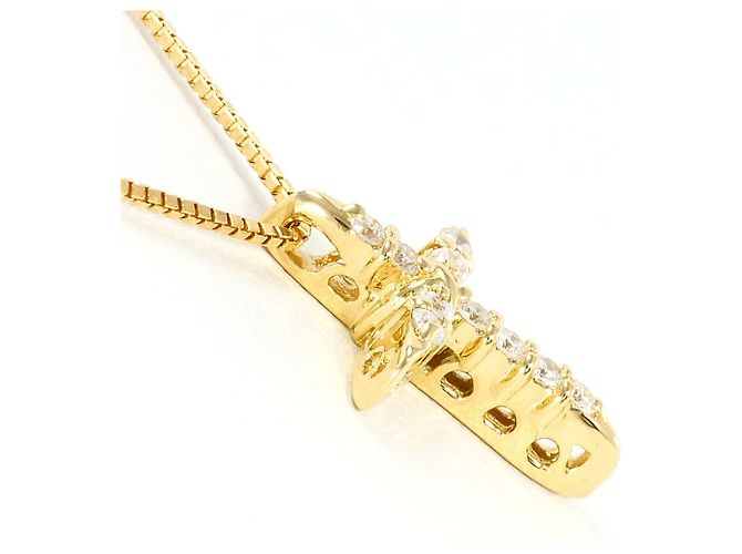 Autre Marque Collar de oro amarillo 18K con diamante Dorado - vista 2