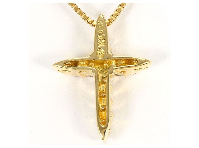 Autre Marque Collar de oro amarillo 18K con diamante Dorado - vista 3