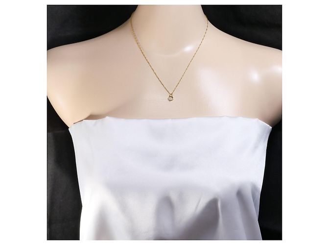 Autre Marque Collar de oro amarillo 18K con circonita Dorado - vista 5