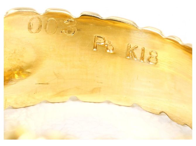Autre Marque Ehering aus 18K Platin und Gelbgold mit Diamant Golden - Ansicht 5