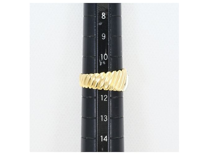 Autre Marque Ehering aus 18K Platin und Gelbgold mit Diamant Golden - Ansicht 7
