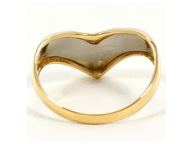 Autre Marque Ehering aus PT900 Platin und 18K Gelbgold Golden - Ansicht 3