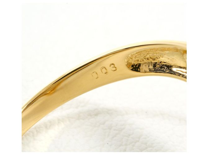 Autre Marque Ehering aus PT900 Platin und 18K Gelbgold Golden - Ansicht 5