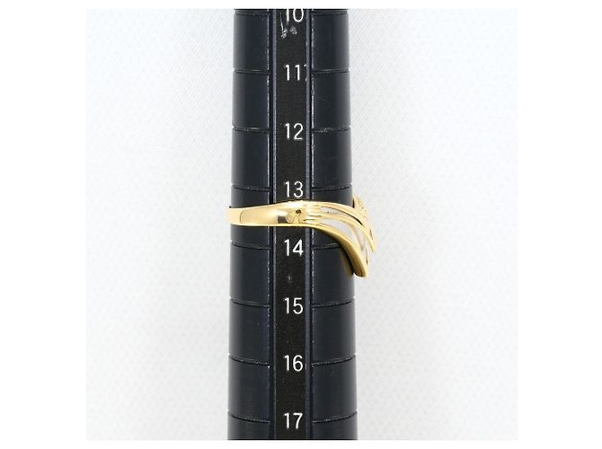 Autre Marque Ehering aus PT900 Platin und 18K Gelbgold Golden - Ansicht 7