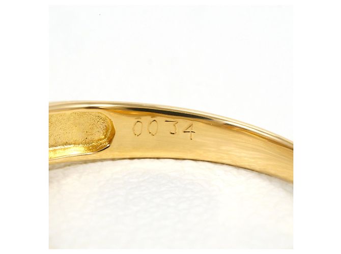 Autre Marque Anello fede in platino e oro giallo con diamante D'oro - vista 5