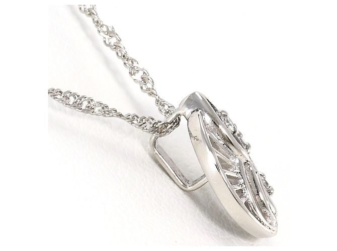 Autre Marque Colar de platina com diamante - vista 2