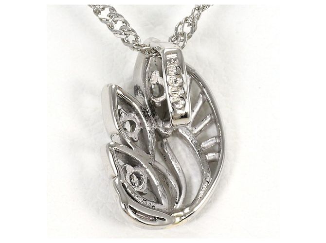 Autre Marque Colar de platina com diamante - vista 3