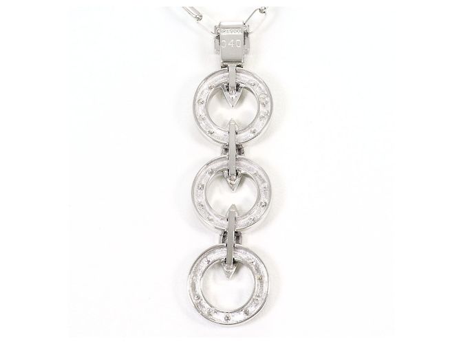Autre Marque Collar de platino PT900 y diamantes - vista 3