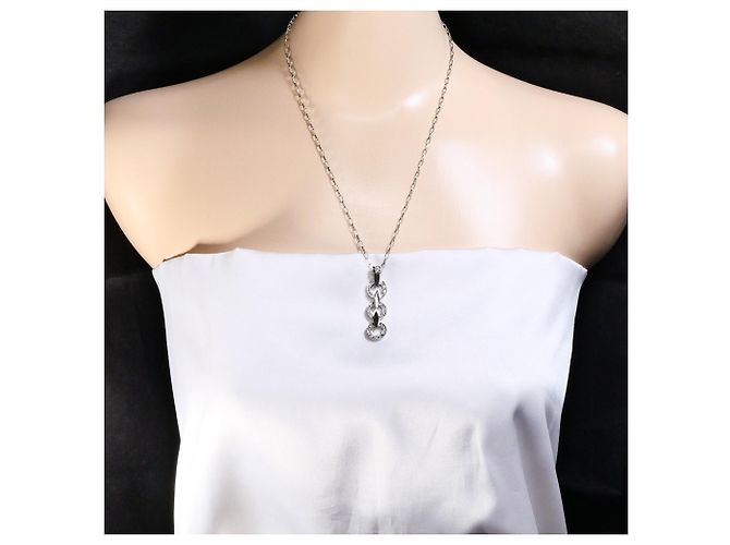 Autre Marque Collar de platino PT900 y diamantes - vista 6