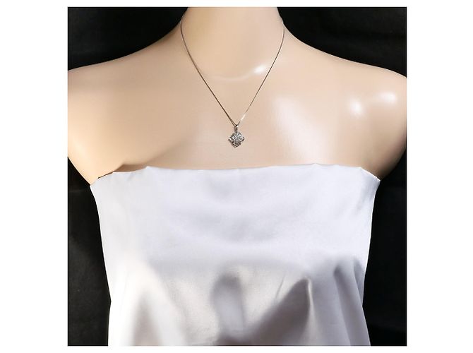 Autre Marque Collar de platino y diamantes - vista 5