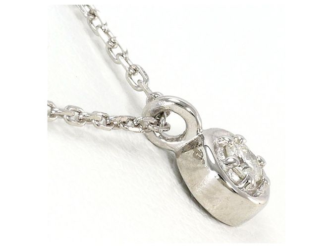 Autre Marque Collana in platino PT850 con diamante - vista 2