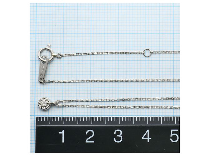 Autre Marque Collana in platino PT850 con diamante - vista 4