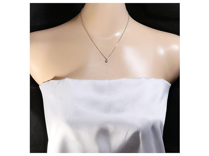 Autre Marque Collana in platino PT850 con diamante - vista 5