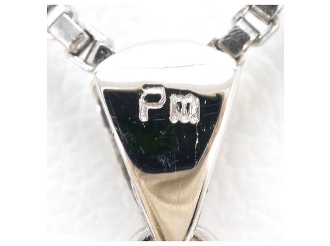 Autre Marque Collana in Platino PT850 con Opale di Fuoco e Diamante - vista 5