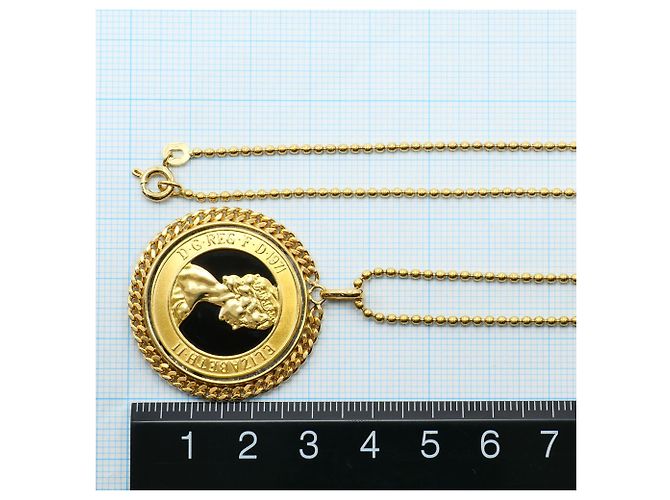 Autre Marque Collar de oro amarillo 18K con ónix Dorado - vista 5