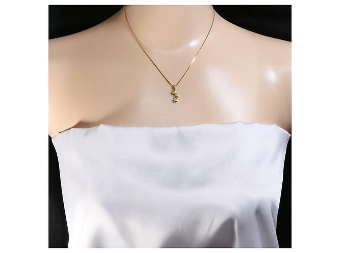 Autre Marque Collana in oro giallo 18K con zaffiro D'oro - vista 6