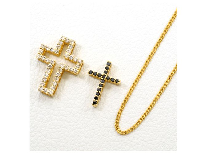 Autre Marque Collana in oro giallo 18K con diamante nero D'oro - vista 4