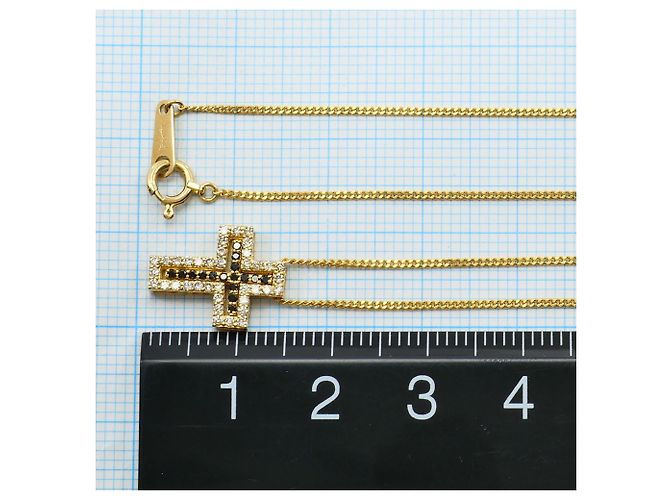 Autre Marque Collana in oro giallo 18K con diamante nero D'oro - vista 7