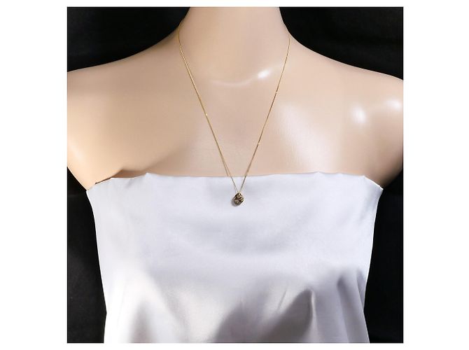 Autre Marque Collana in oro giallo 18K con diamante brown Marrone D'oro - vista 6