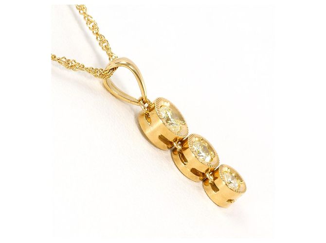 Autre Marque Collana in oro giallo 18K e diamanti D'oro - vista 2