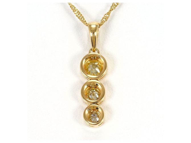 Autre Marque Collana in oro giallo 18K e diamanti D'oro - vista 3
