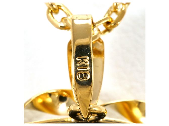 Autre Marque Collana in oro giallo 18K con cammeo in pietra D'oro - vista 4