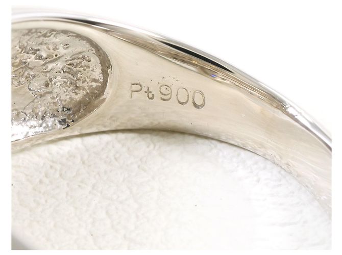 Autre Marque Anello fede in platino e diamanti - vista 5