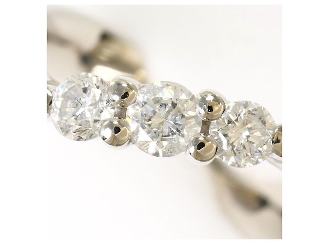 Autre Marque Anello fede in platino PT900 con diamante - vista 2