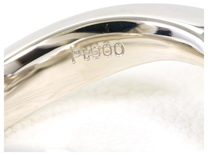 Autre Marque Anello fede in platino PT900 con diamante - vista 6