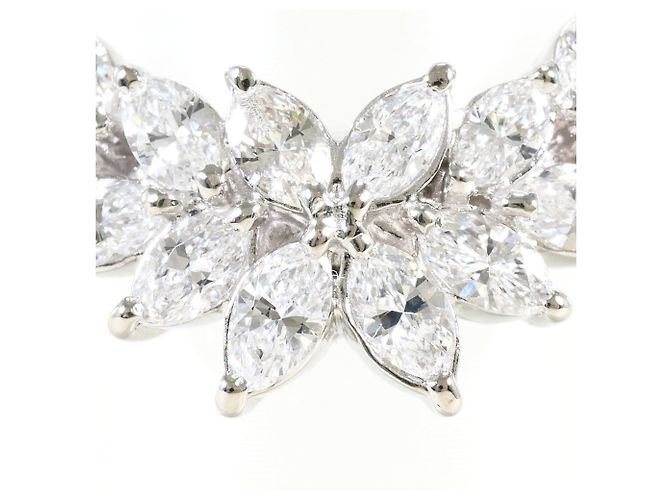 Autre Marque Anel Aliança de Platina com Diamante - vista 2