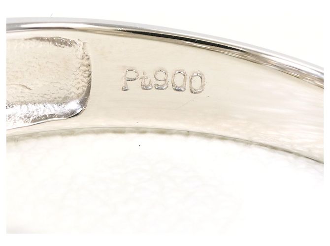 Autre Marque Anello fede in platino PT900 con diamante - vista 5