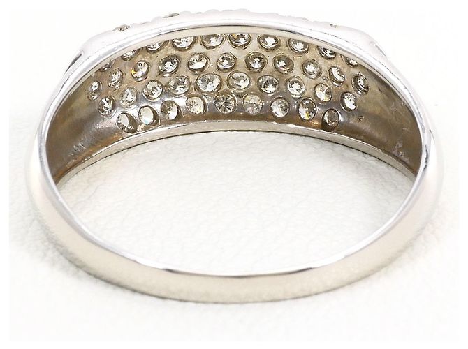 Autre Marque Anello fede in platino PT900 con diamante - vista 3