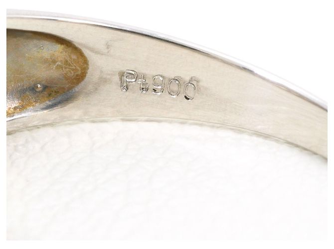 Autre Marque Anello fede in platino PT900 con diamante - vista 4