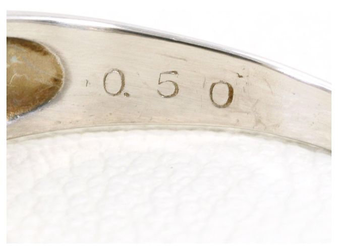 Autre Marque Anello fede in platino PT900 con diamante - vista 5
